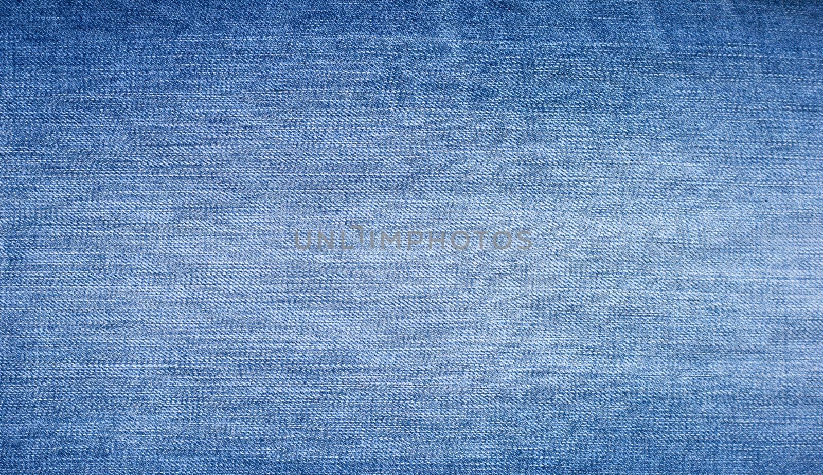 Close up of blue jeans texture  background.