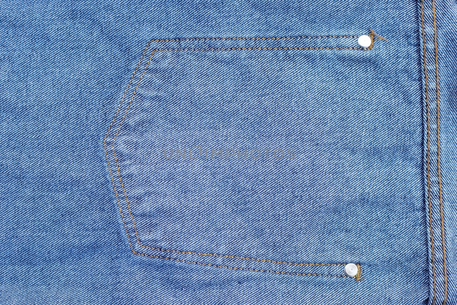 Close up of blue jeans texture for background.