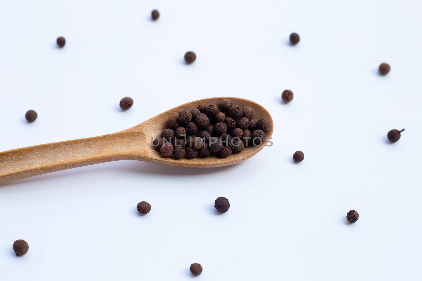 Allspice isolated on white background
