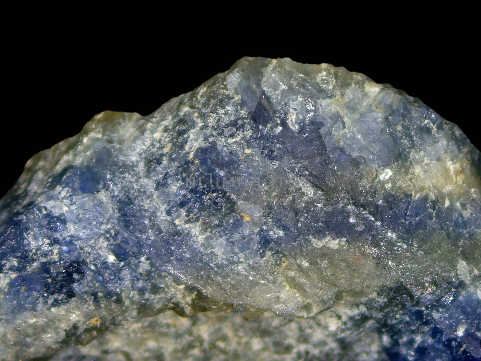 Sapphire, genstone in a macro shot by Jochen