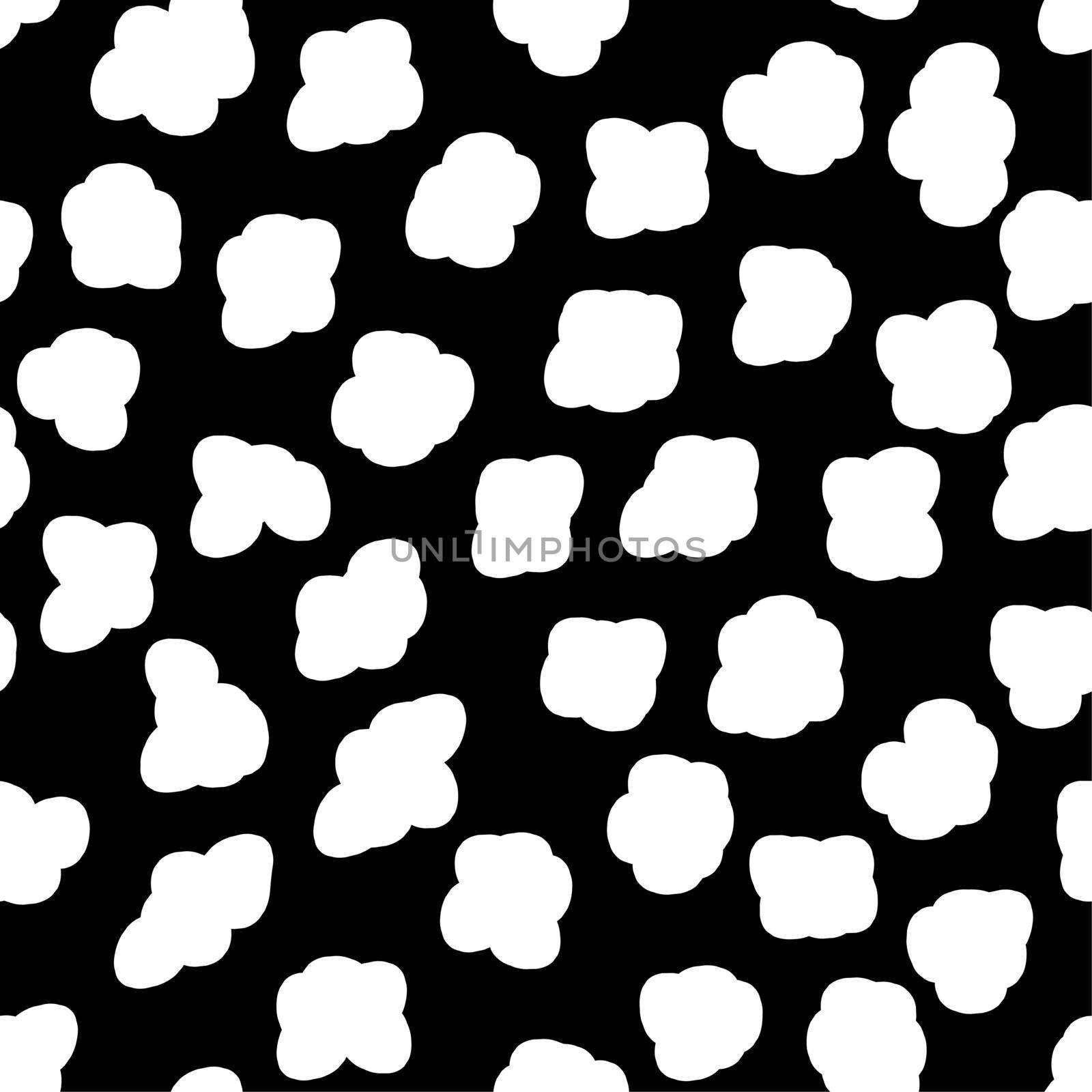 Abstract black and white background. Seamless pattern with animals print for wallpaper, web page, textures, card, postcard, faric, textile. Ornament of stylized skin. Decorative vector illustration.