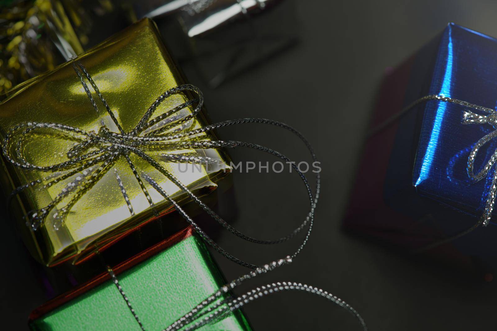 Abstract luxury gift box concept festive celebration. by noppha80