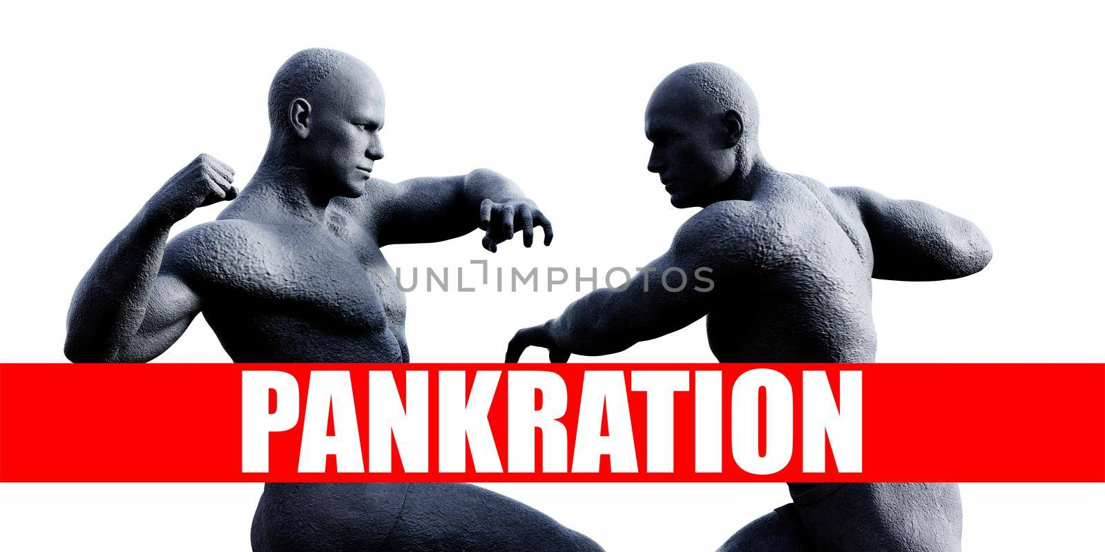 Pankration Class Combat Fighting Sports Background