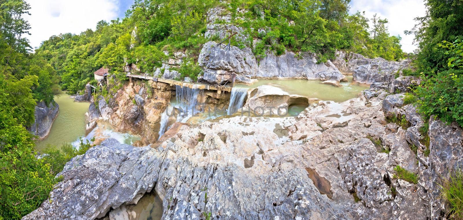 Mirna river canyon landscape in Kotli panoramic view by xbrchx