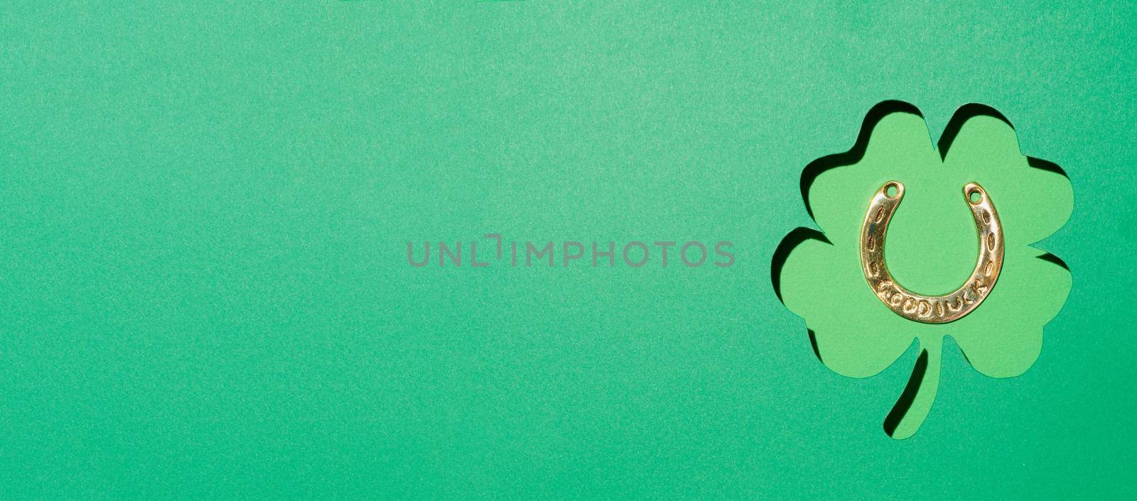 Saint Patrick's Day concept, banner, copy space by fascinadora