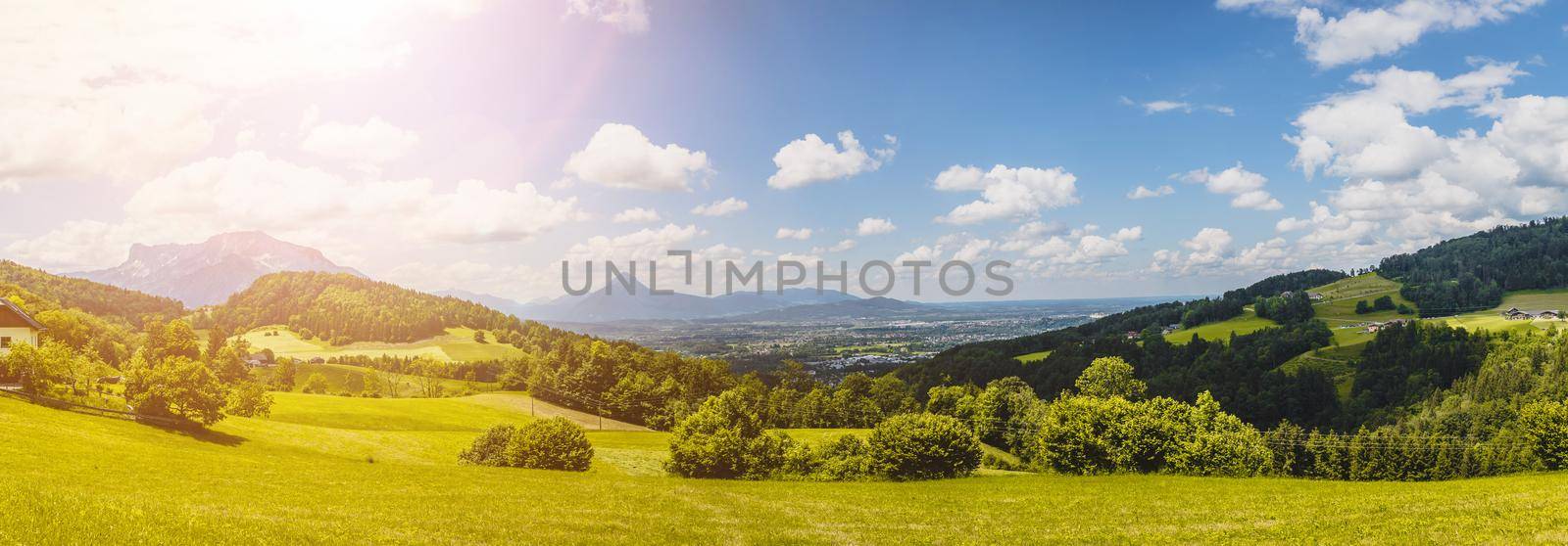 Idyllic mountain landscape on the Gaisberg, Austria