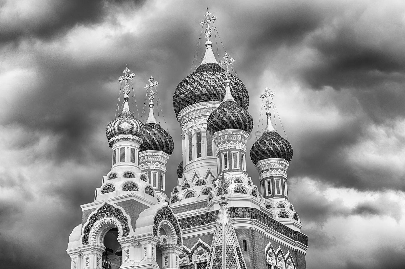 The iconic St Nicholas Orthodox Cathedral, Nice, Cote d'Azur, France by marcorubino