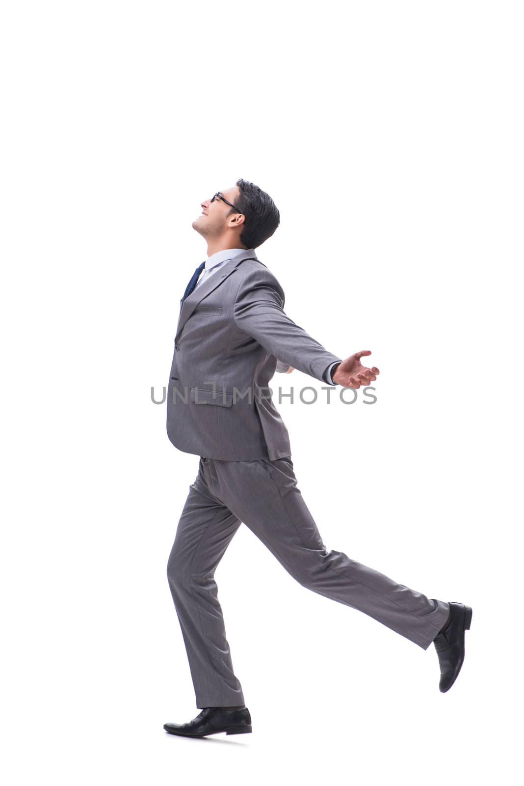 Businessman isolated on white background