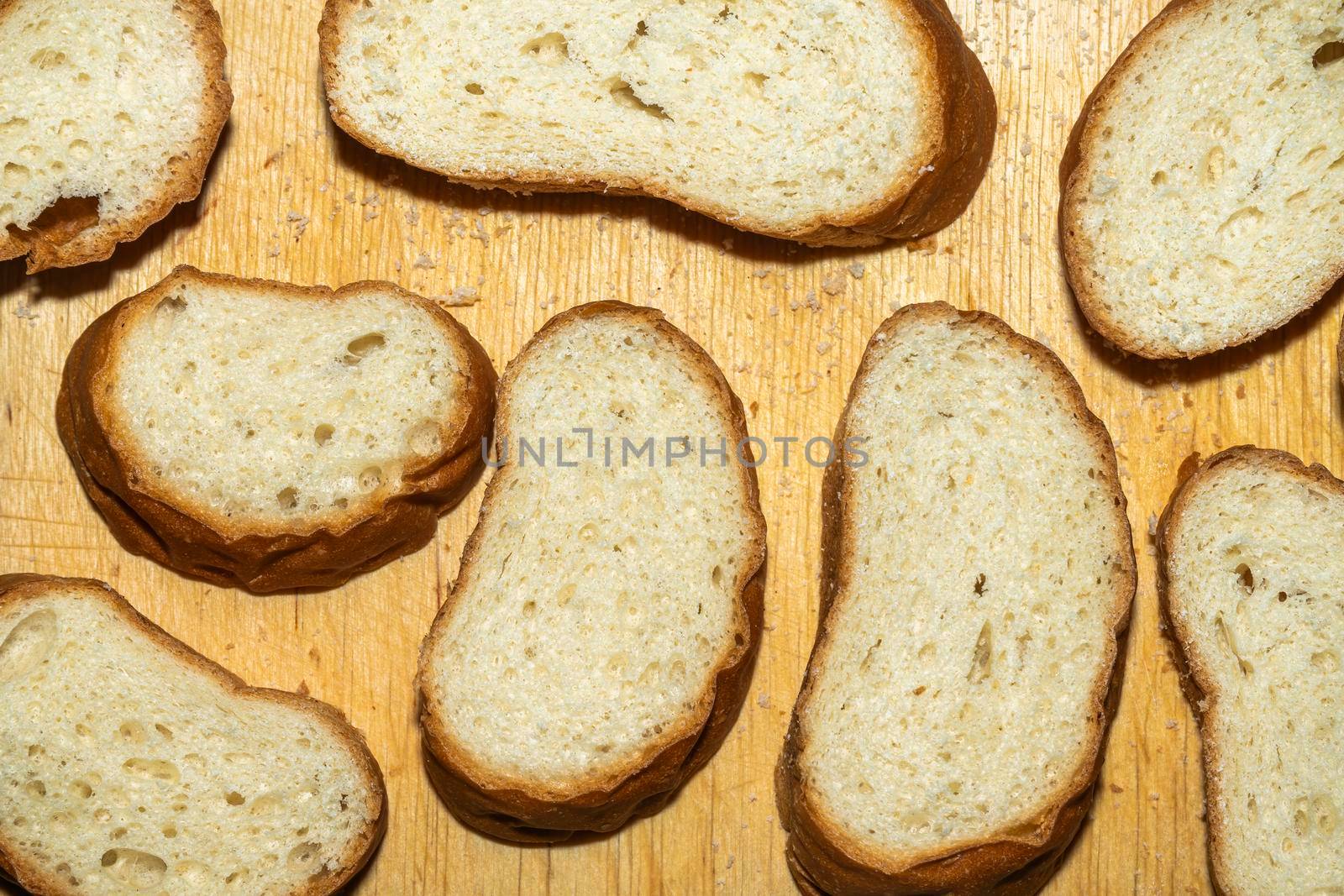 breadcrumbs on a wooden background. top view. High quality photo
