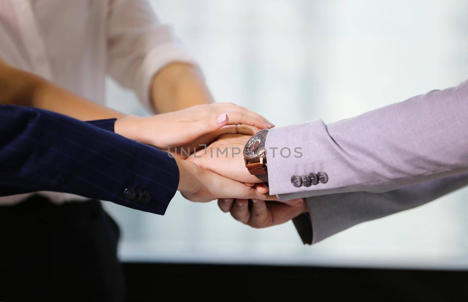 Business coworkers working together at office by chuanchai