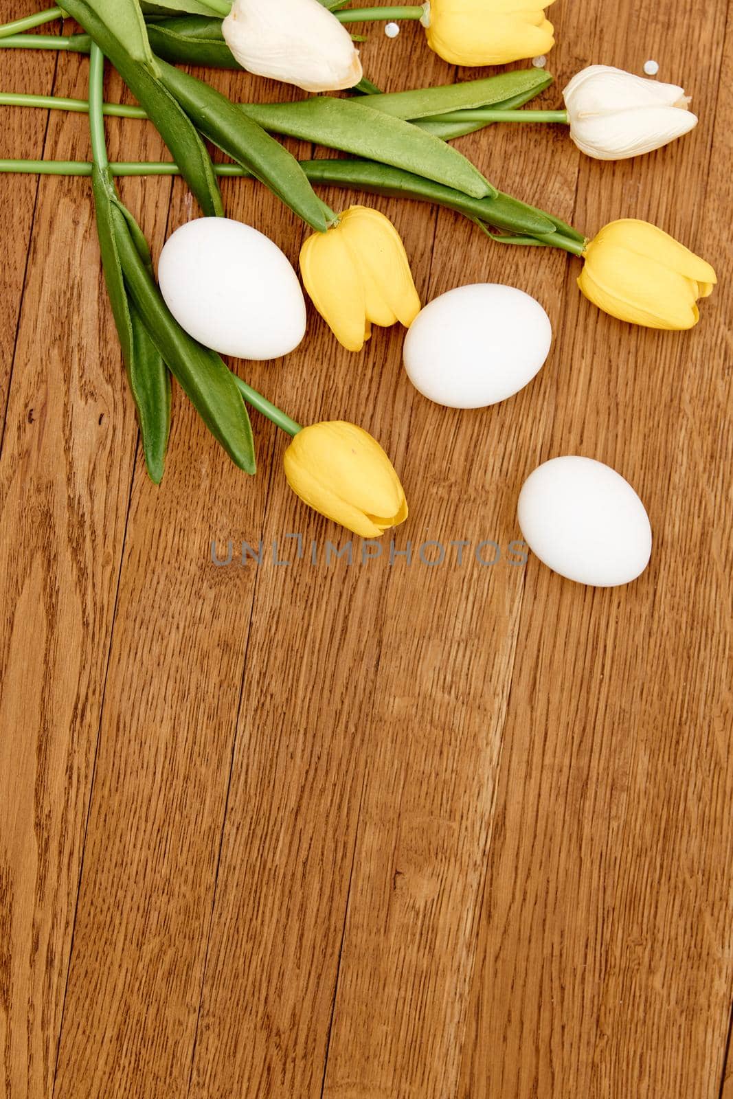 spring flowers chicken eggs holiday easter decoration by SHOTPRIME