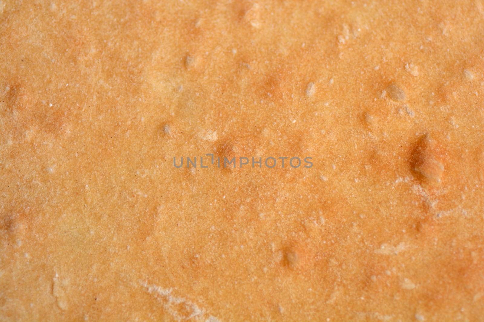 Close up of homemade bread - crust detail