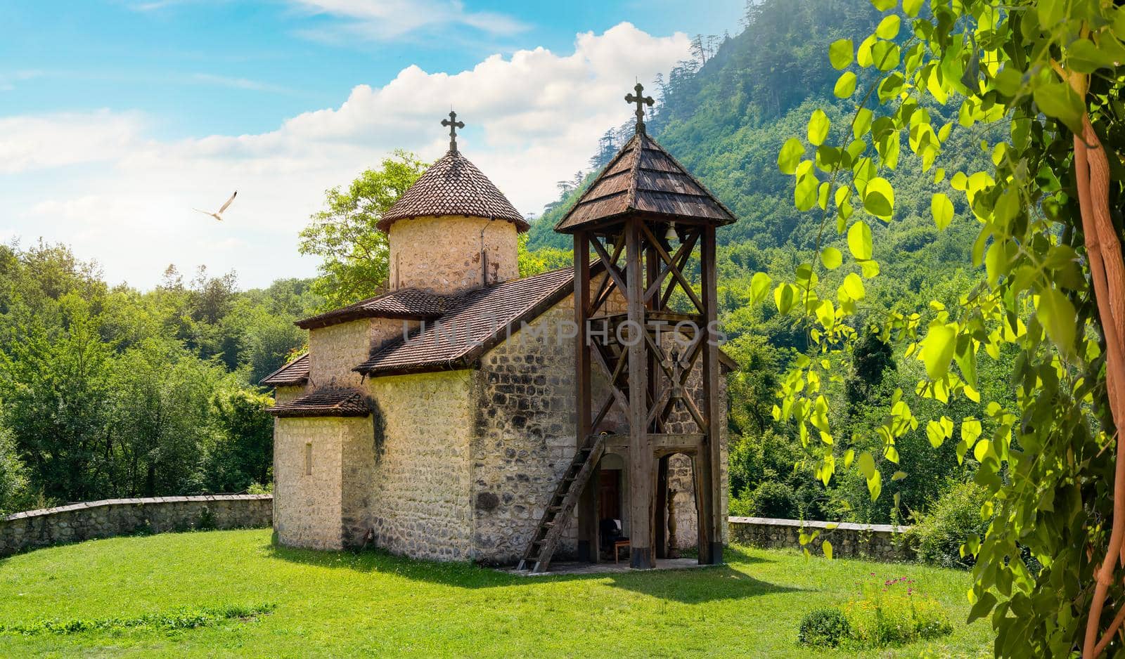 The Dobrilovina Old Monastery Chapel And Living House