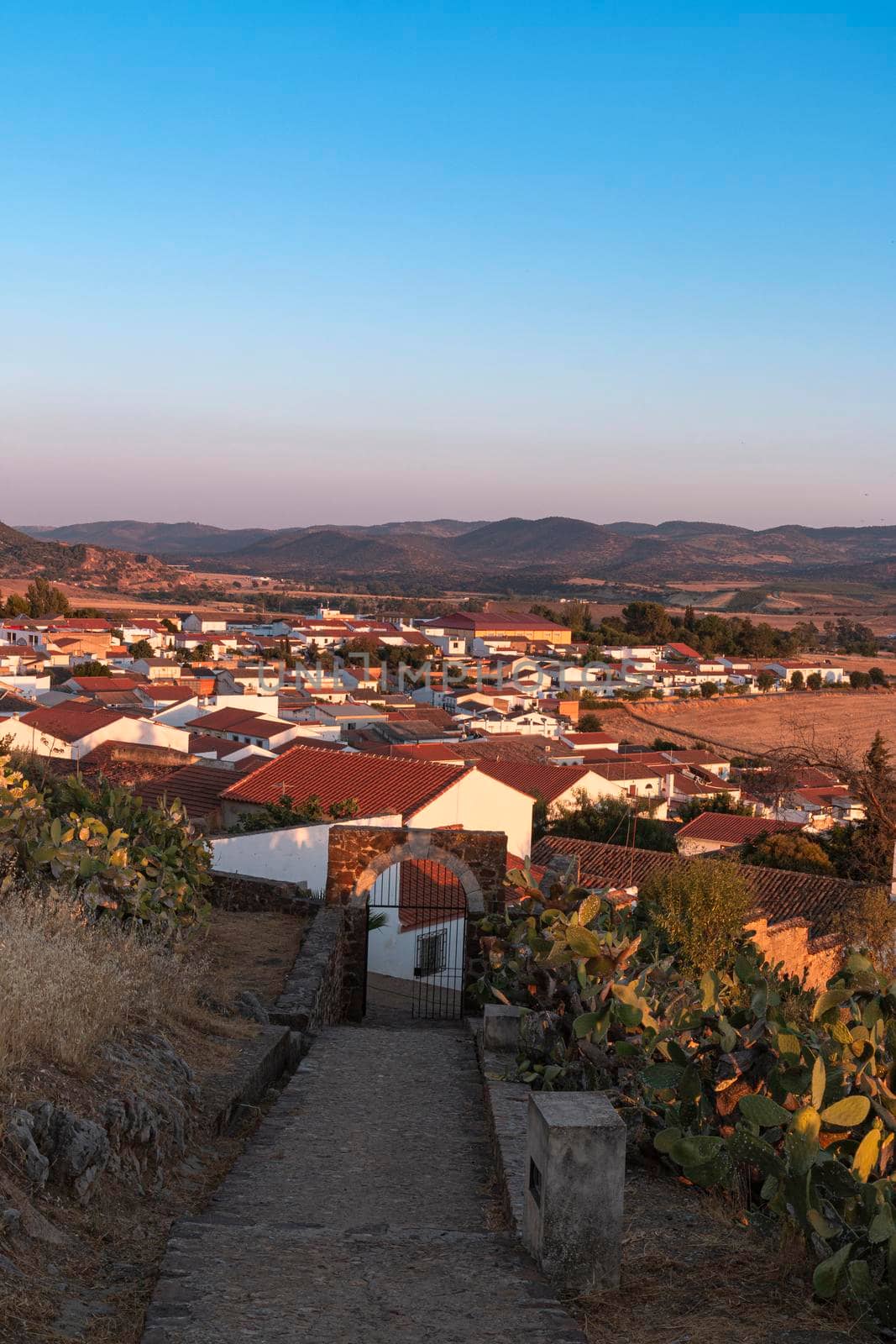 Small Andalusian town in southern Spain by loopneo