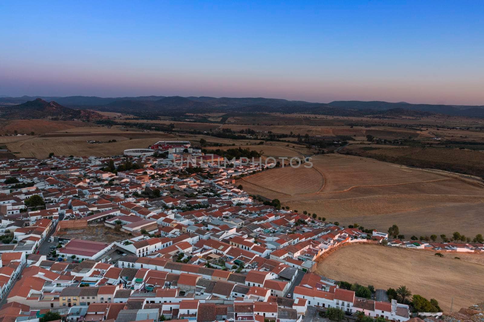 Small Andalusian town in southern Spain by loopneo