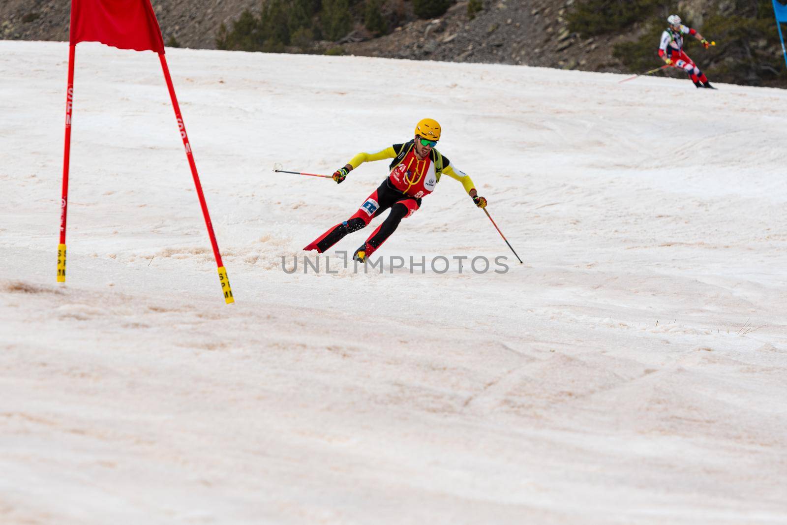 Arinsal, Andorra : 2021 March 2 : MARTiNEZ DE ALBORNOZ Inigo ESP in the ISMF WC Championships Comapedrosa Andorra 2021- RelayRace Men.