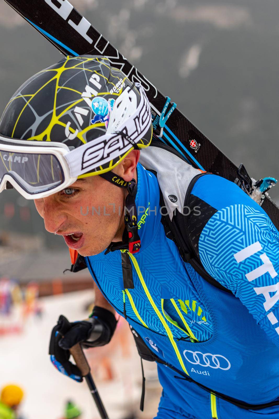 Arinsal, Andorra : 2021 March 2 : CANCLINI Nicolo Ernesto ITA in the ISMF WC Championships Comapedrosa Andorra 2021- RelayRace Men.