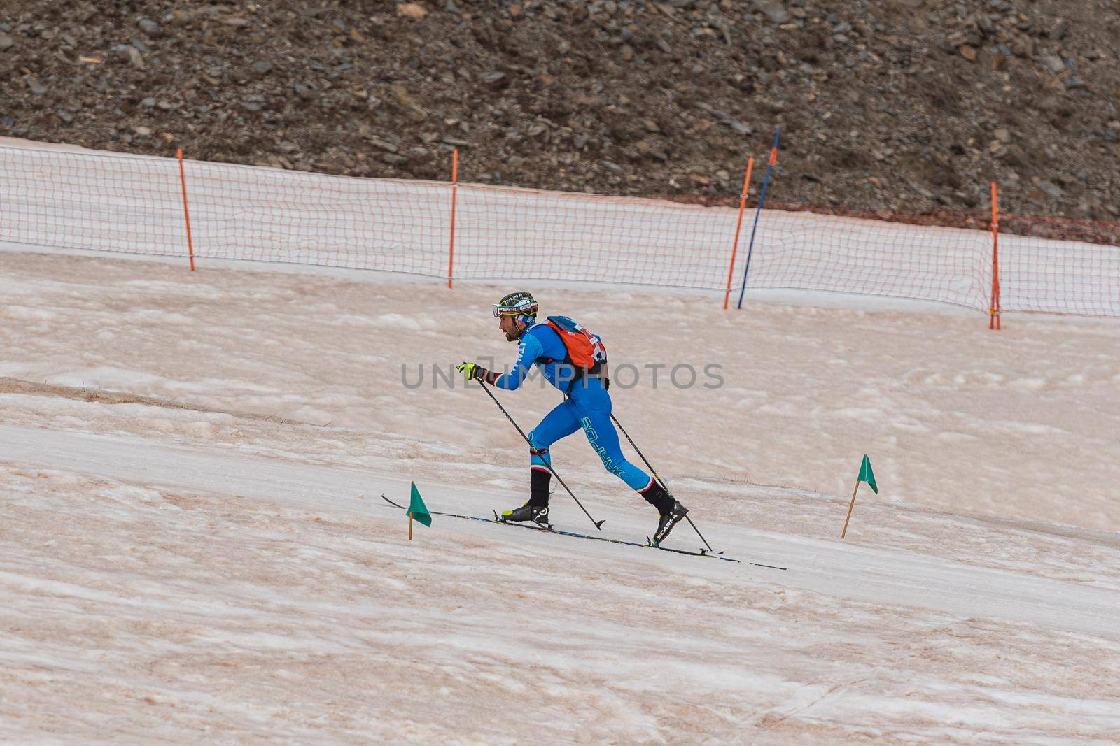 Arinsal, Andorra : 2021 March 2 : ANTONIOLI Robert ITA in the ISMF WC Championships Comapedrosa Andorra 2021- RelayRace Men.