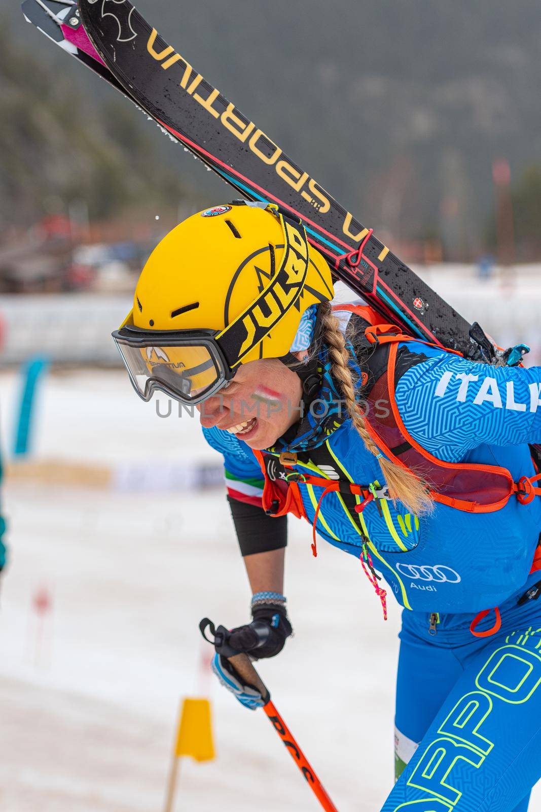Arinsal, Andorra : 2021 March 3 : MARTINI Mara ITA in the ISMF WC Championships Comapedrosa Andorra 2021- Relay Race Women.