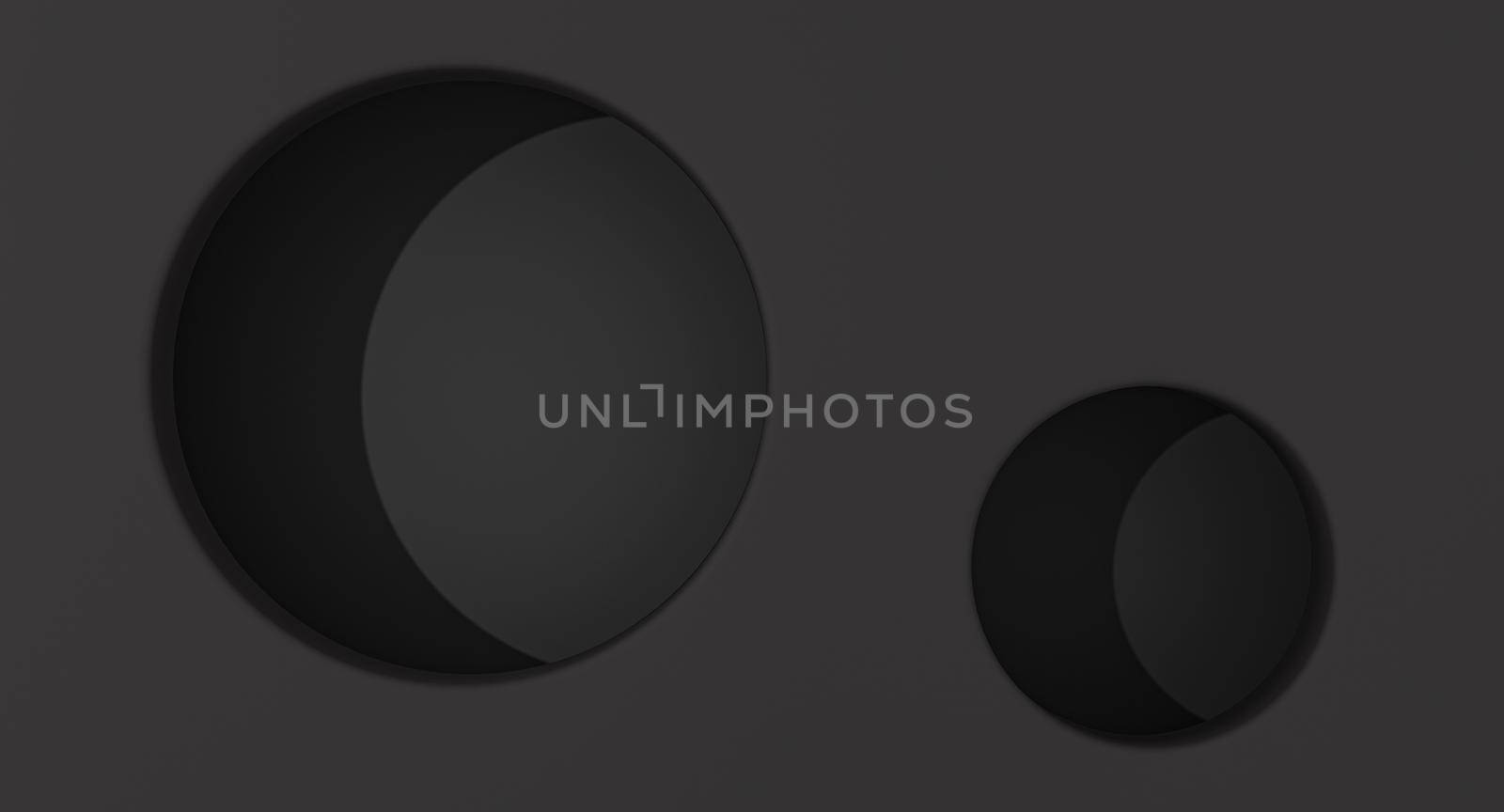 3D mock up, geometric blank background, minimal showcase round niche shape, art deco shop display, black color. 3d rendering. by sirawit99