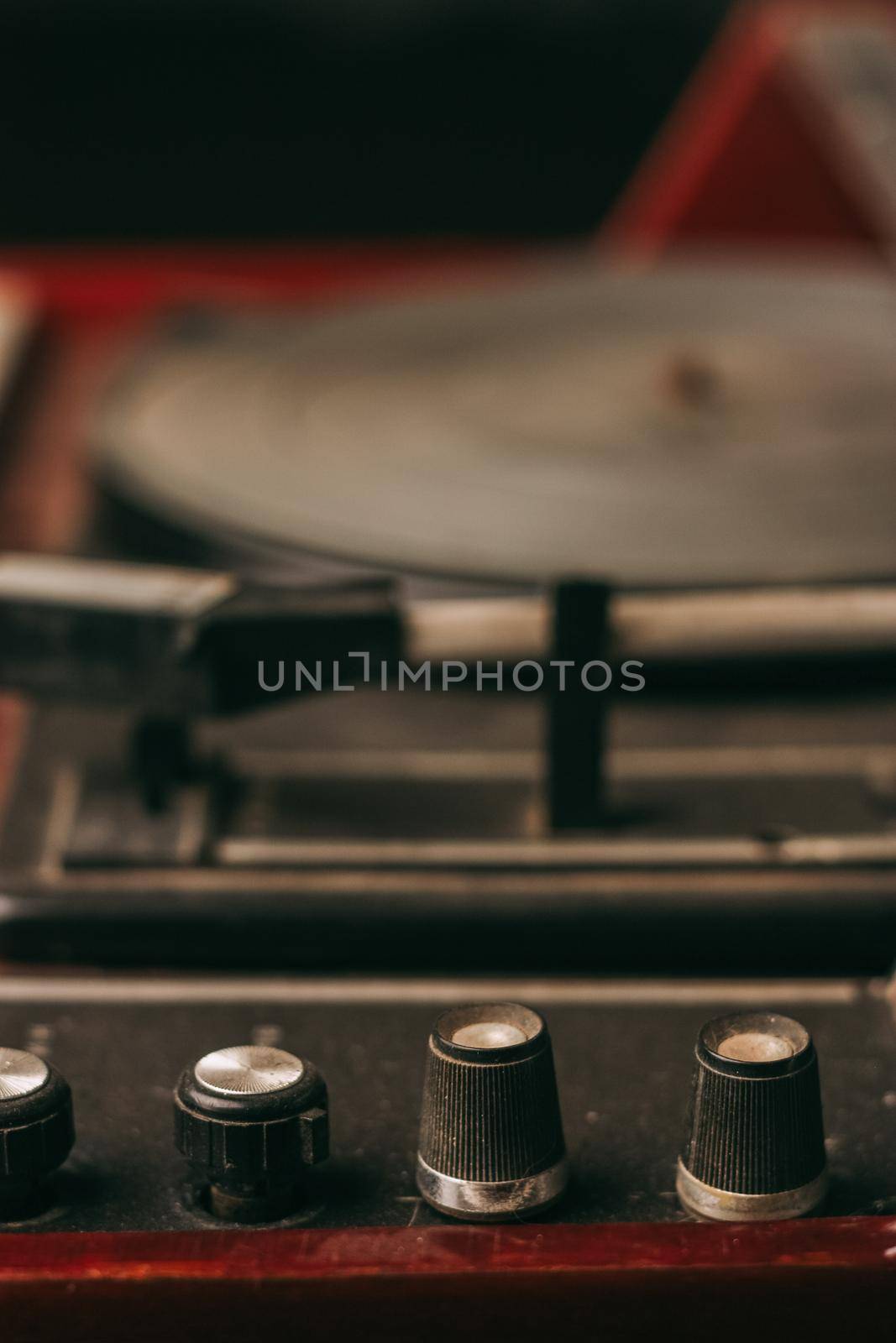 retro turntable old collection technology musical instruments by SHOTPRIME