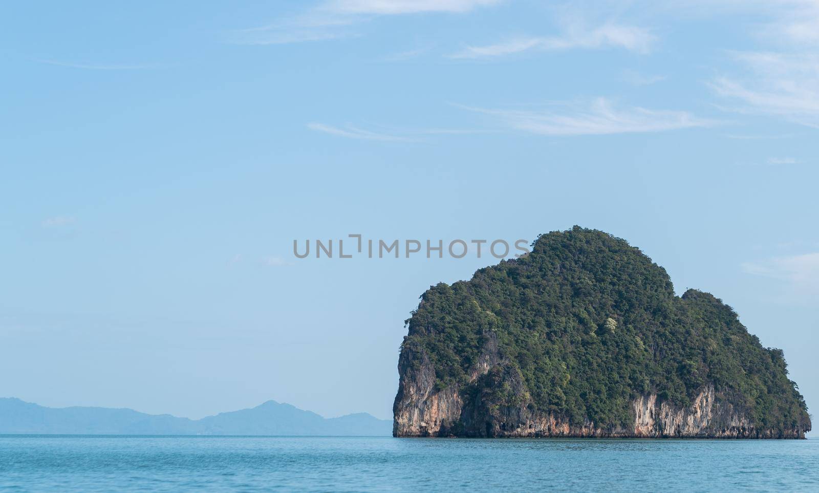 Landscapes of Phang Nga National Park,rock island Thailand. look like elephant by sirawit99