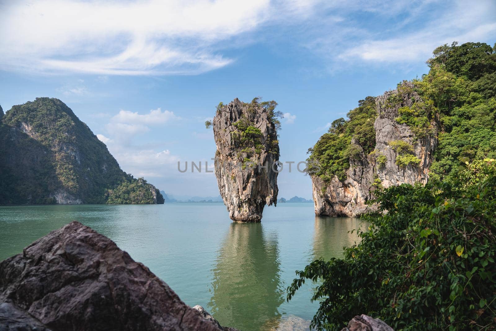 James Bond Island in Phang Nga Bay, Thailand by sirawit99