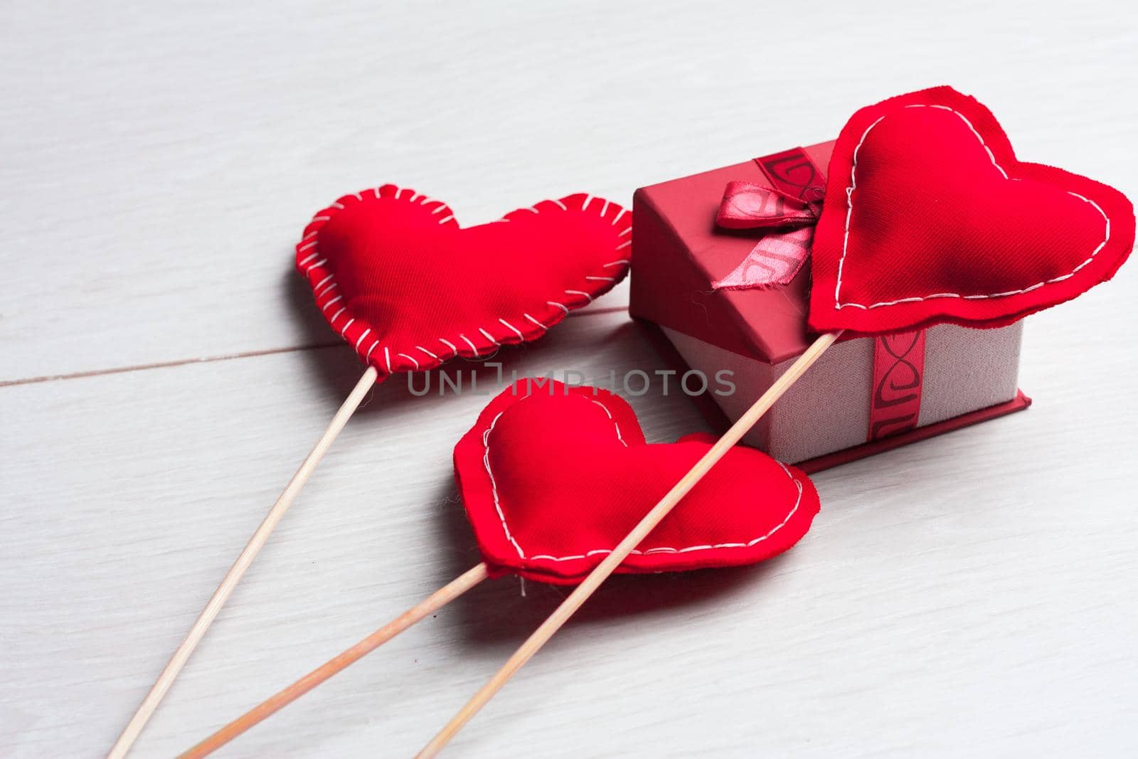 heart on a stick valentines day decoration decoration holiday. High quality photo