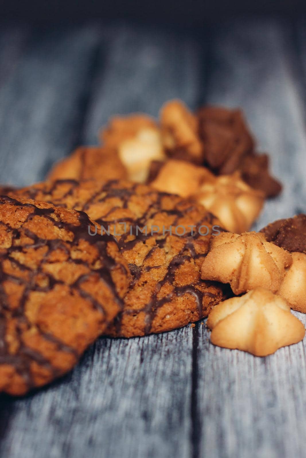 gingerbread cookies a cup of coffee snack sweets by SHOTPRIME