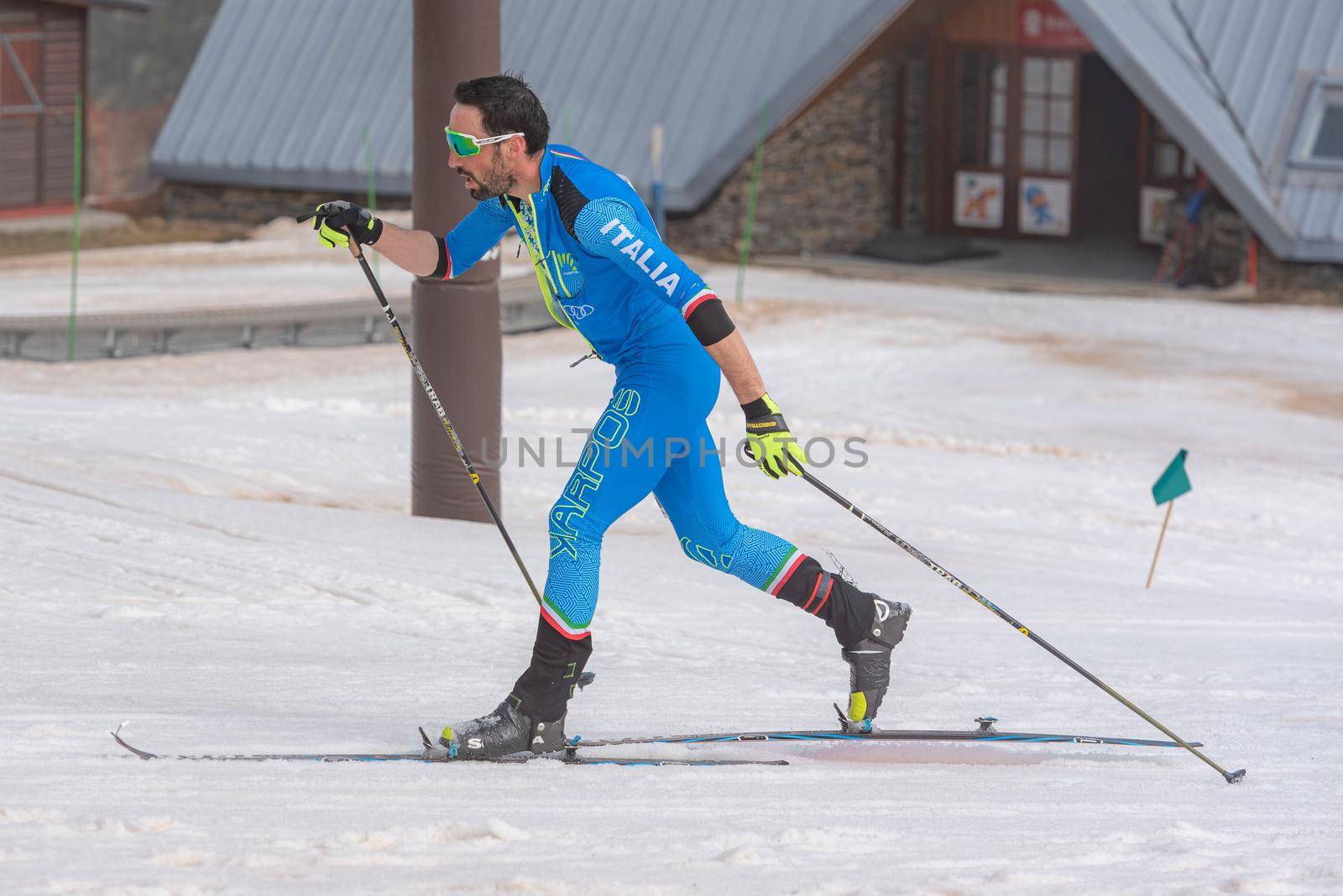 Arinsal, Andorra: 2021 March 4: ANTONIOLI Robert ITA in the ISMF WC Championships Comapedrosa Andorra 2021