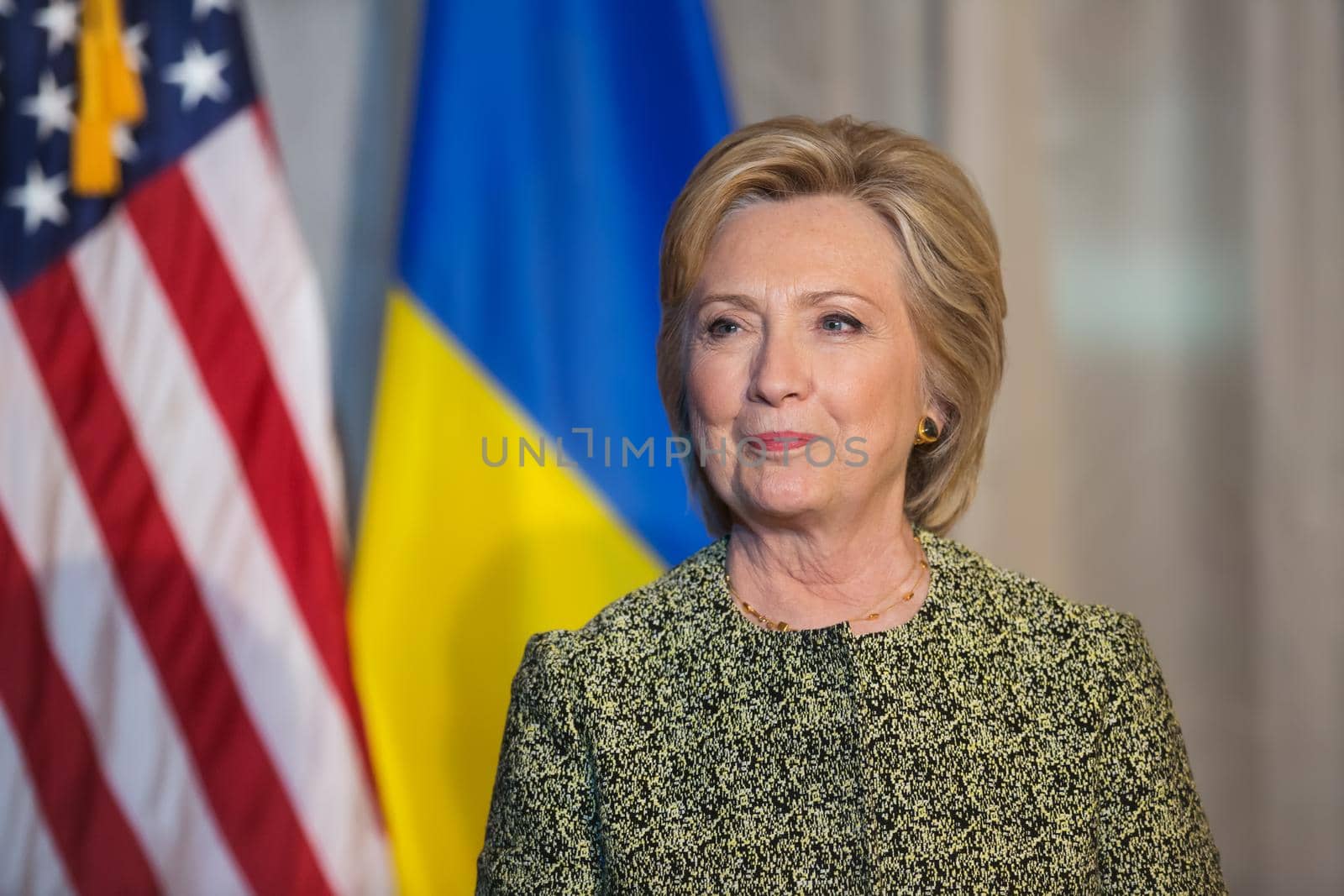NEW YORK, USA - Sep 20, 2016: Candidate for Presidency of the United States Hillary Clinton during the 71 th session of the UN General Assembly in New York