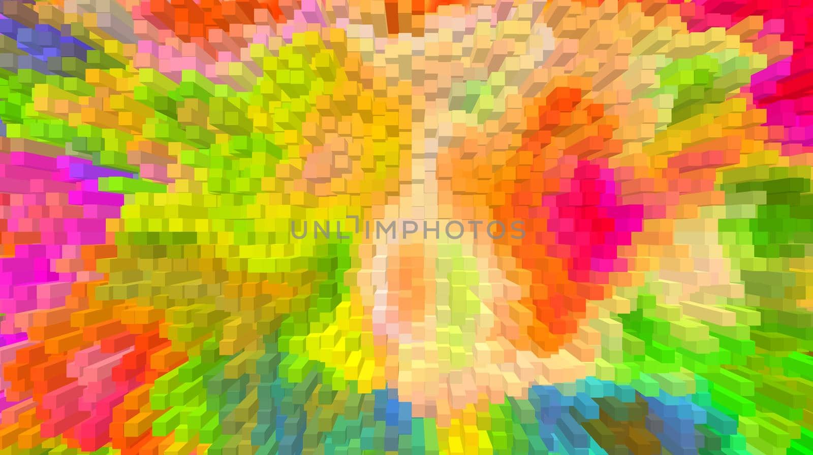 Abstract textured multicolored background. 3d image