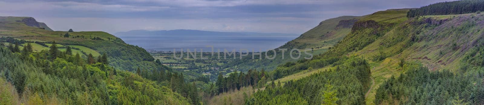 Glenariff known as Queens of the Glens and the biggest of the nine Glens of Antrim, County Antrim, Northern Ireland, UK by zhu_zhu