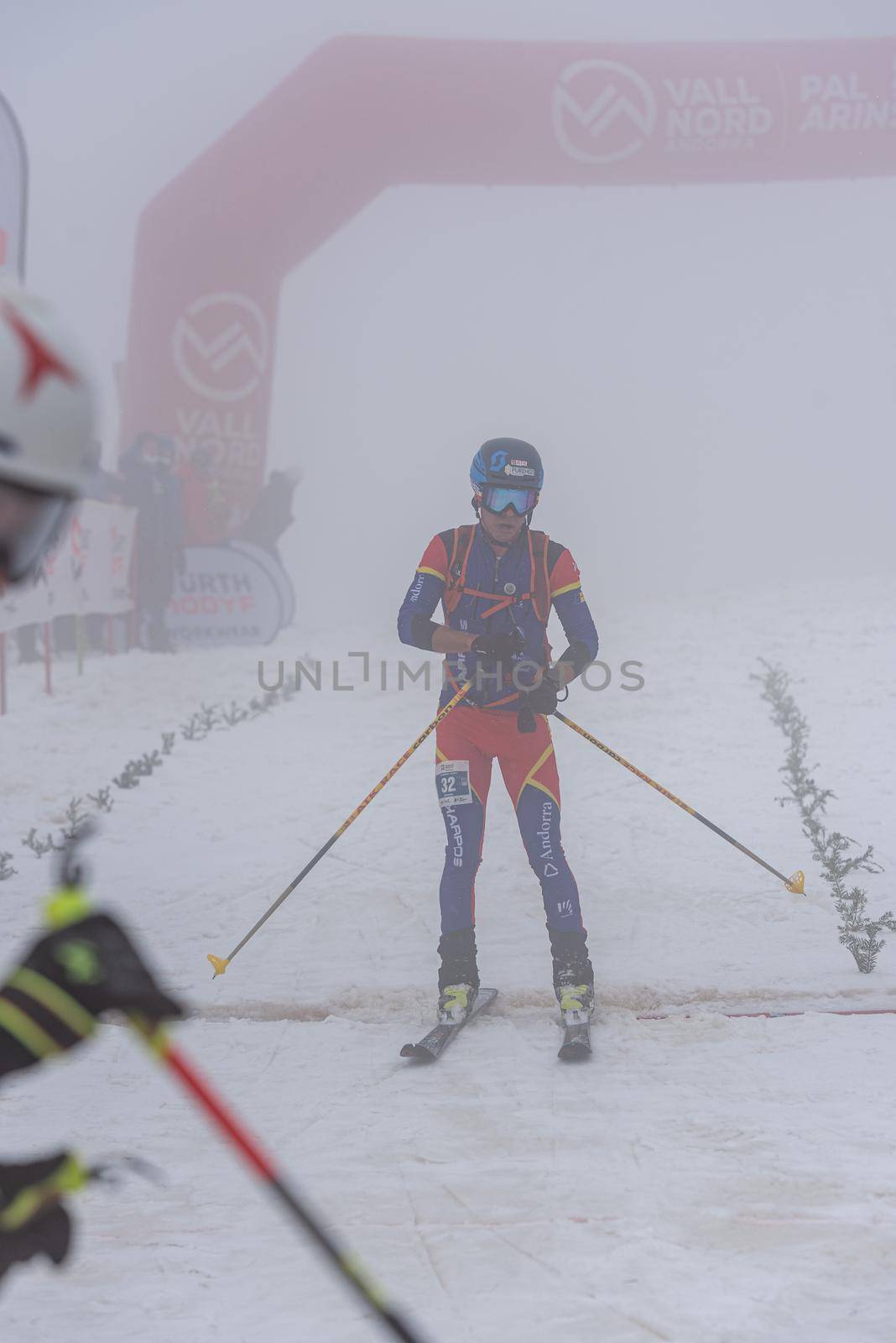 Arinsal, Andorra: 2021 March 6: BOSCACCI Michele in ISMF WC Comapedrosa 2021 Andorra. Individual Race