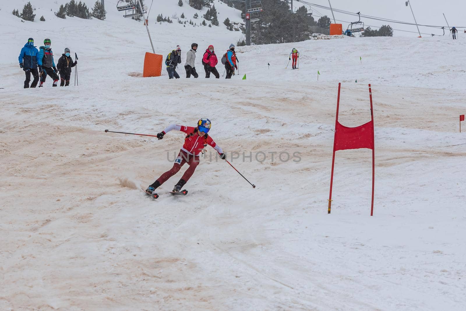 Arinsal, Andorra: 2021 March 6: BONNET Rémi SUi in ISMF WC Comapedrosa 2021 Andorra. Individual Race