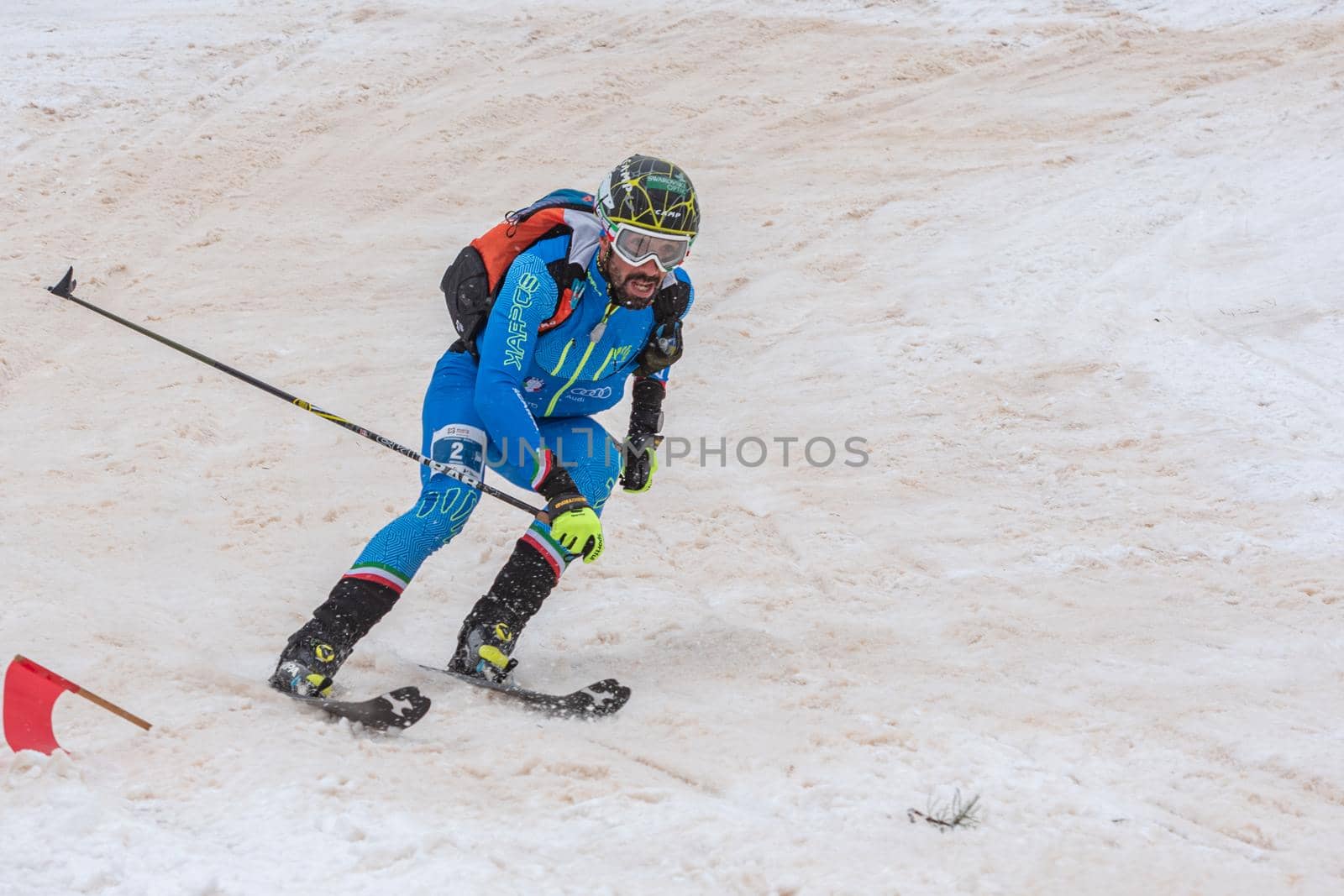 Arinsal, Andorra: 2021 March 6: ANTONIOLI Robert ITA in ISMF WC Comapedrosa 2021 Andorra. Individual Race