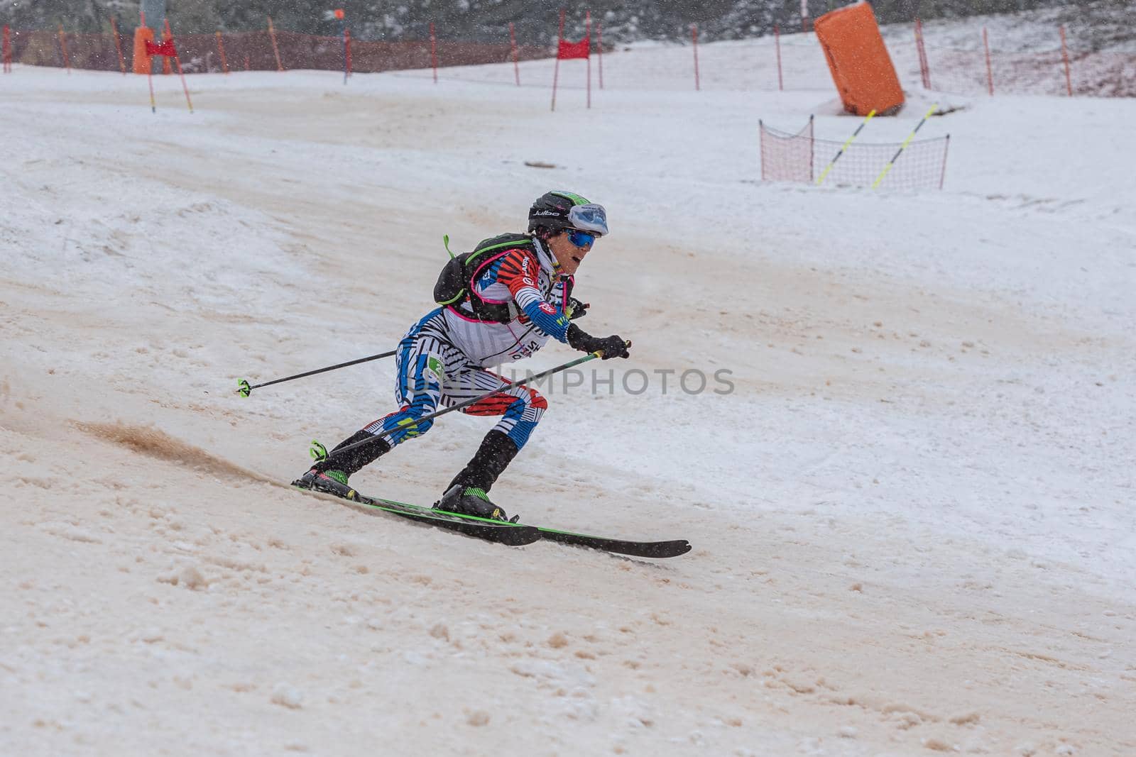 Arinsal, Andorra: 2021 March 6: JAGERCIKOVA Marianna SVK in ISMF WC Comapedrosa 2021 Andorra. Individual Race Woman