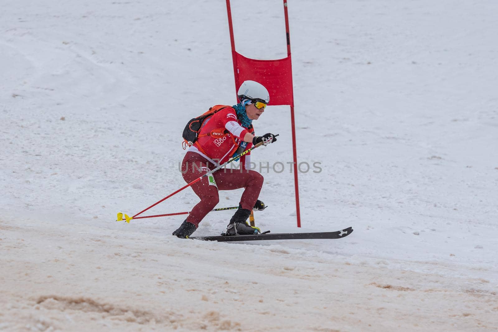 Arinsal, Andorra: 2021 March 6: FATTON Marianne SUI in ISMF WC Comapedrosa 2021 Andorra. Individual Race Woman