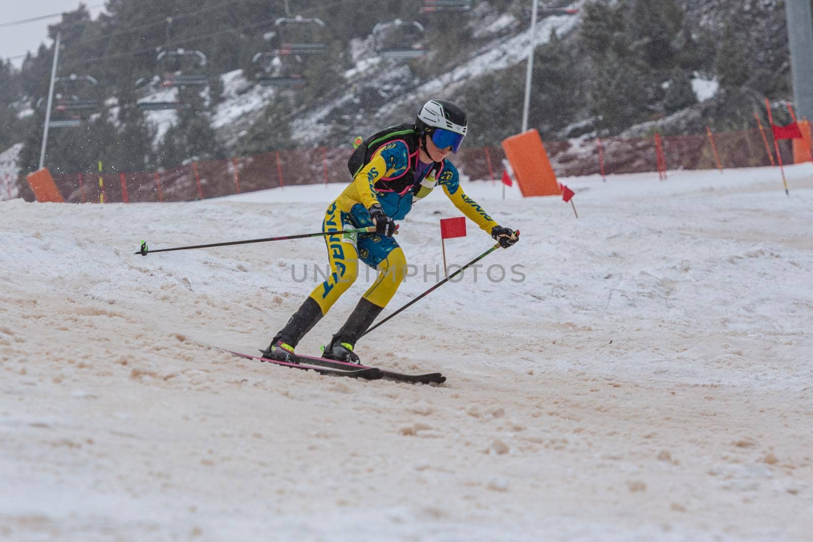 Arinsal, Andorra: 2021 March 6: ALEXANDERSSON Tove SWE in ISMF WC Comapedrosa 2021 Andorra. Individual Race Woman