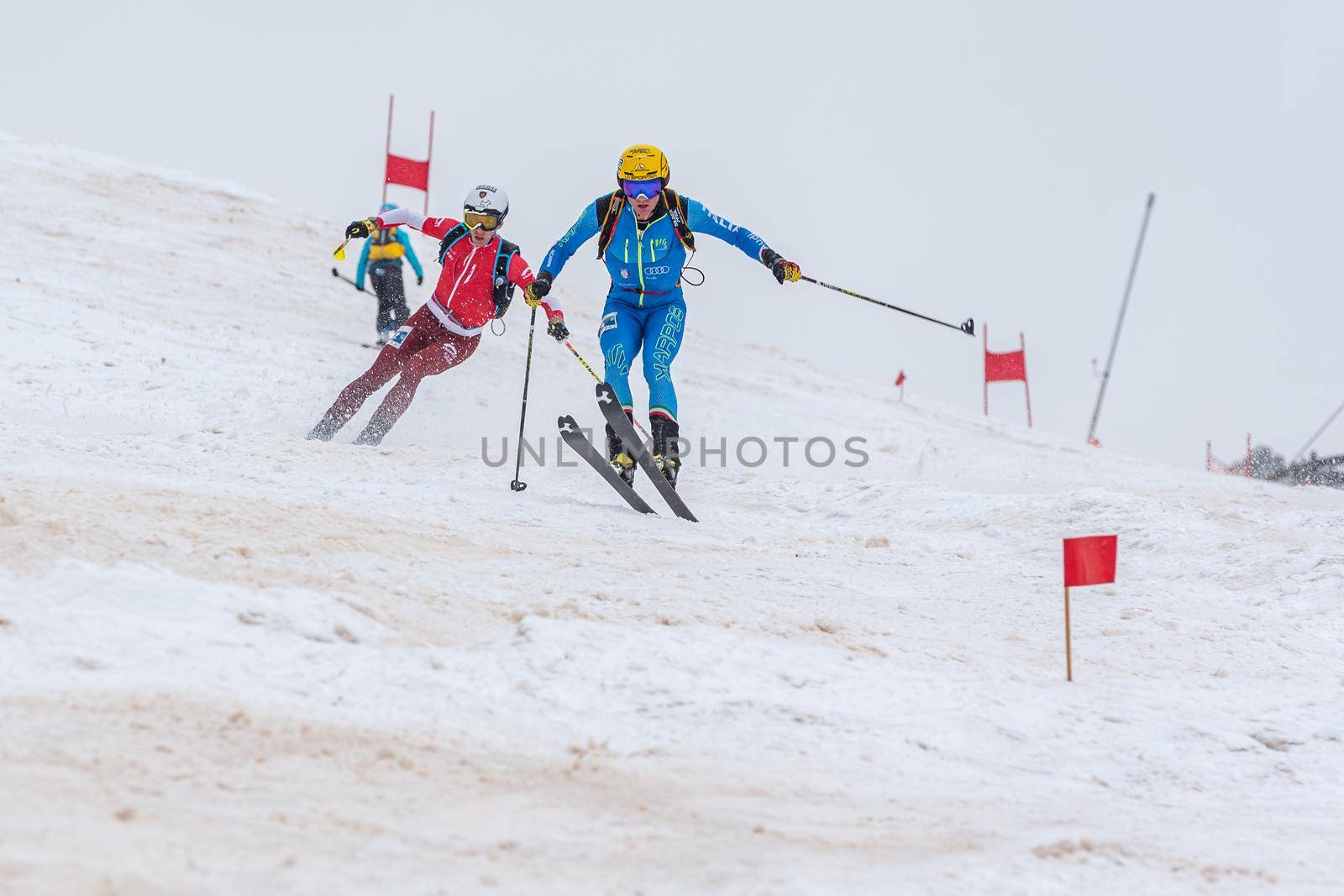 Arinsal, Andorra: 2021 March 6: BOSCACCI Michele in ISMF WC Comapedrosa 2021 Andorra. Individual Race