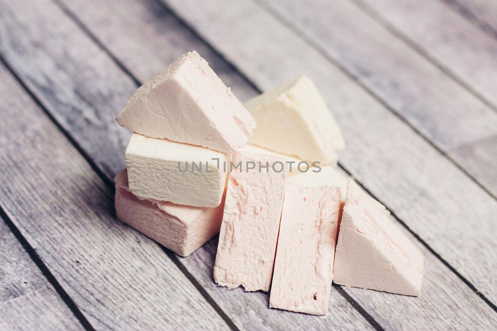 white marmalade sweets dessert candy close-up enjoyment. High quality photo