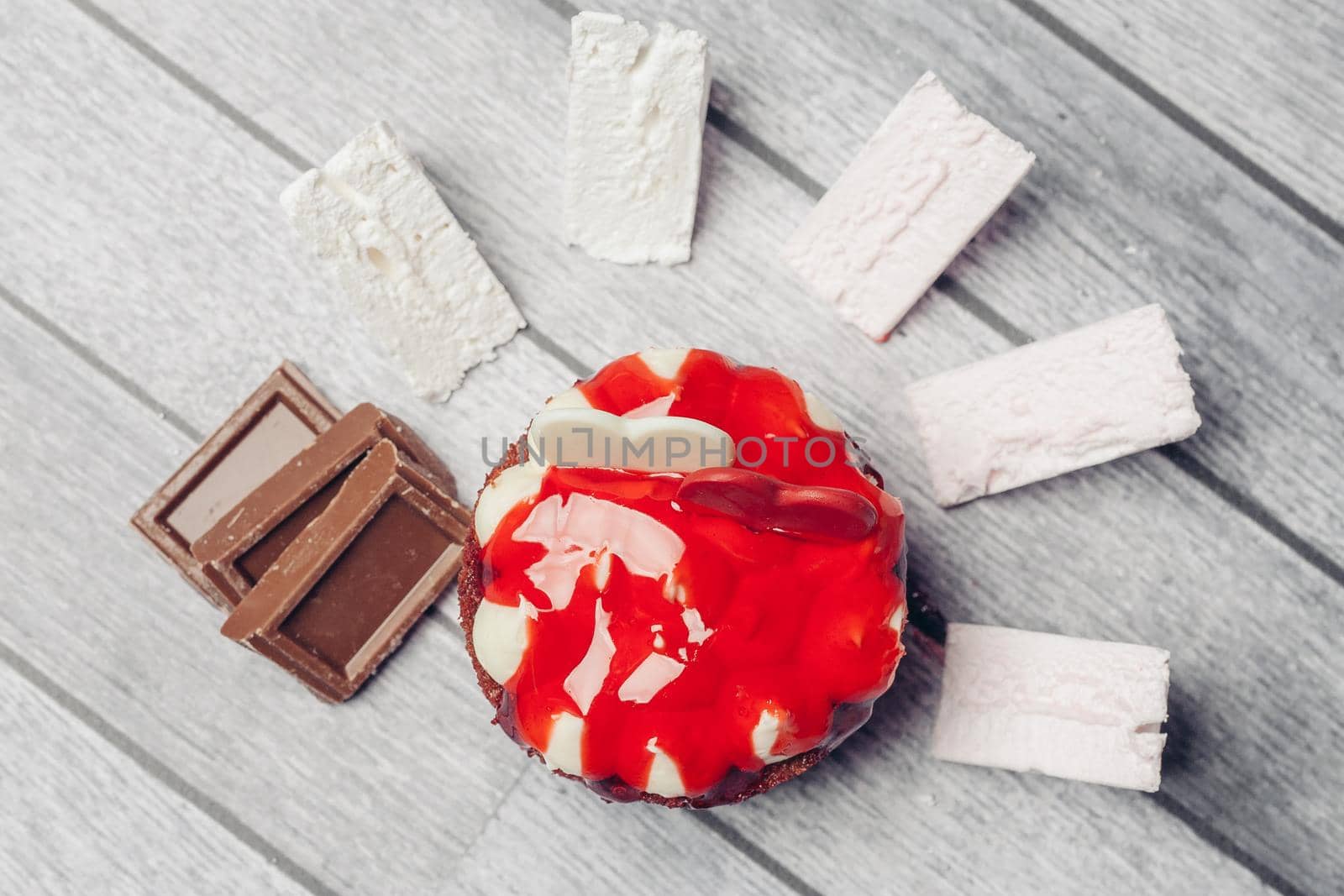 cake red velvet sweets dessert discrepancies snack for tea. High quality photo