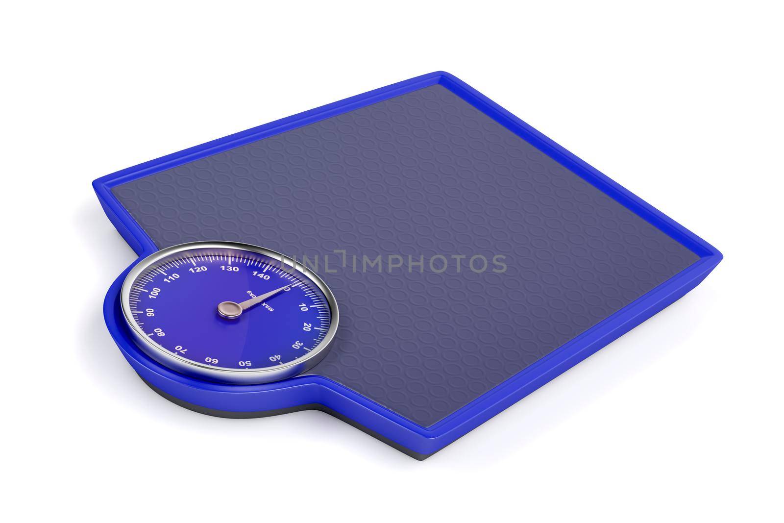 Blue weight scale by magraphics