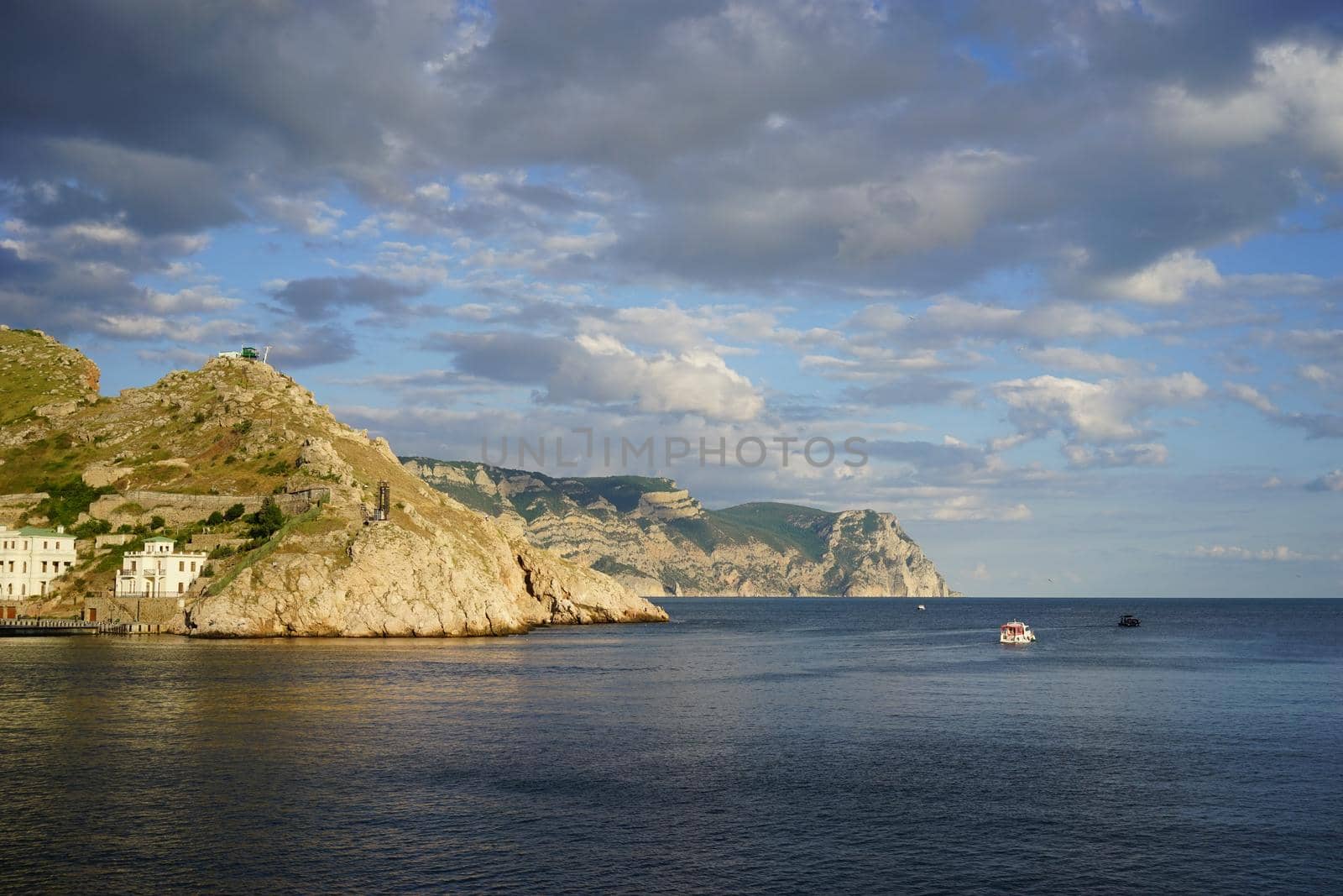 Sevastopol, Crimea.The Bay is Balaklava - the Crimean historical landmark.