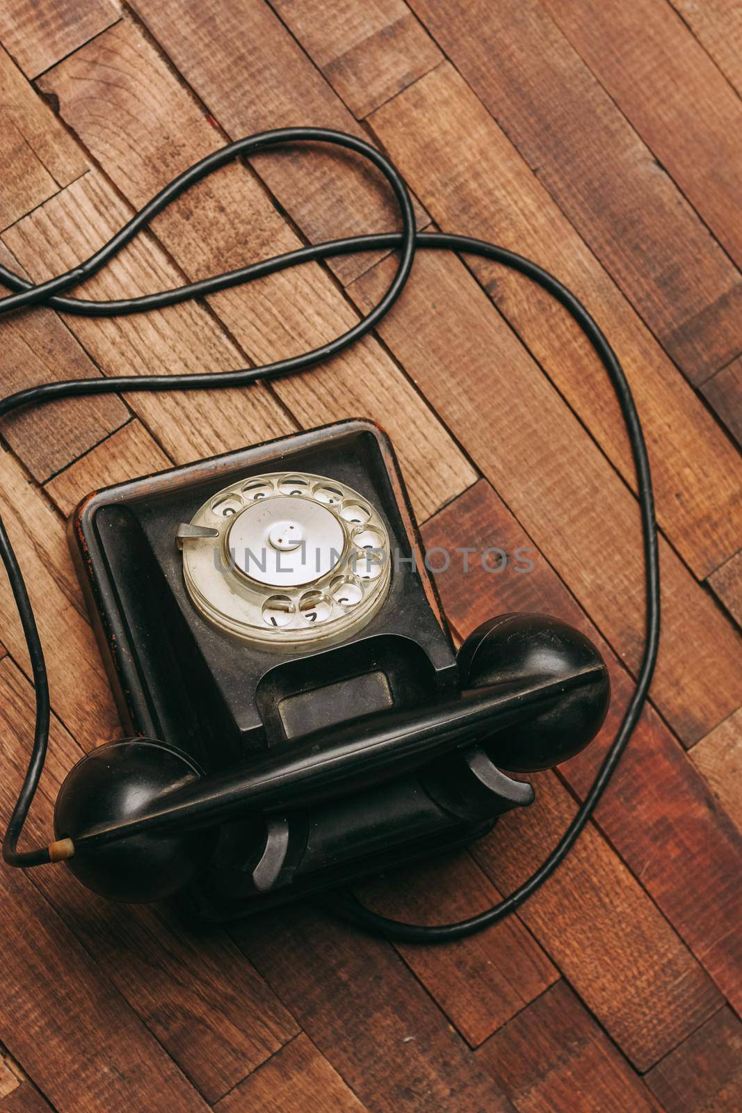 home retro telephone technology communication classic style antique. High quality photo