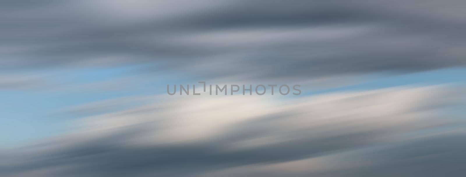 Defocused natural sky background with motion blur