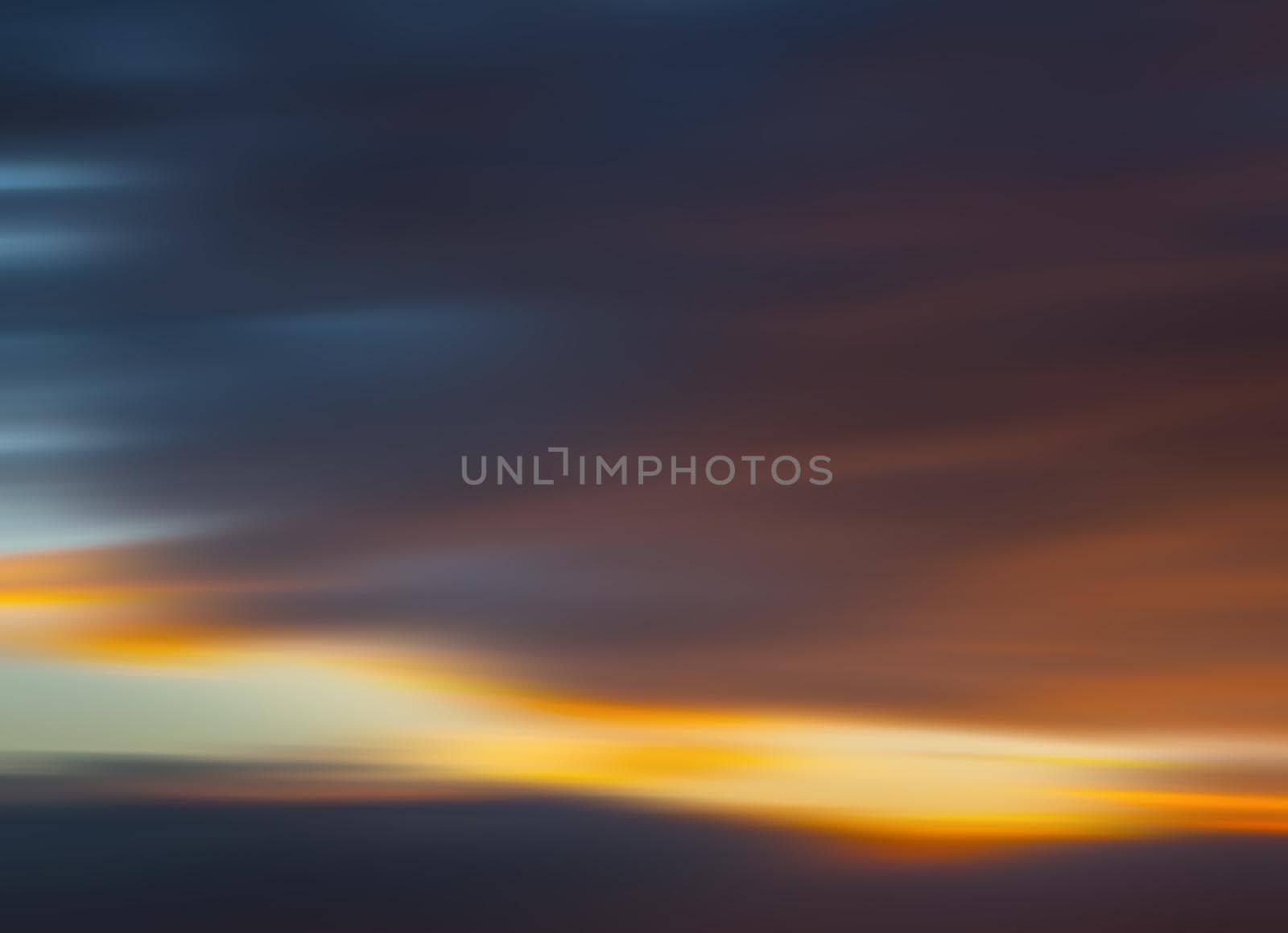 Abstract blurred sunset cloudy sky background
