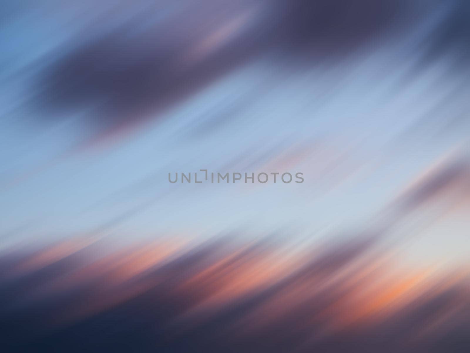 Abstract blurred sunset cloudy sky background