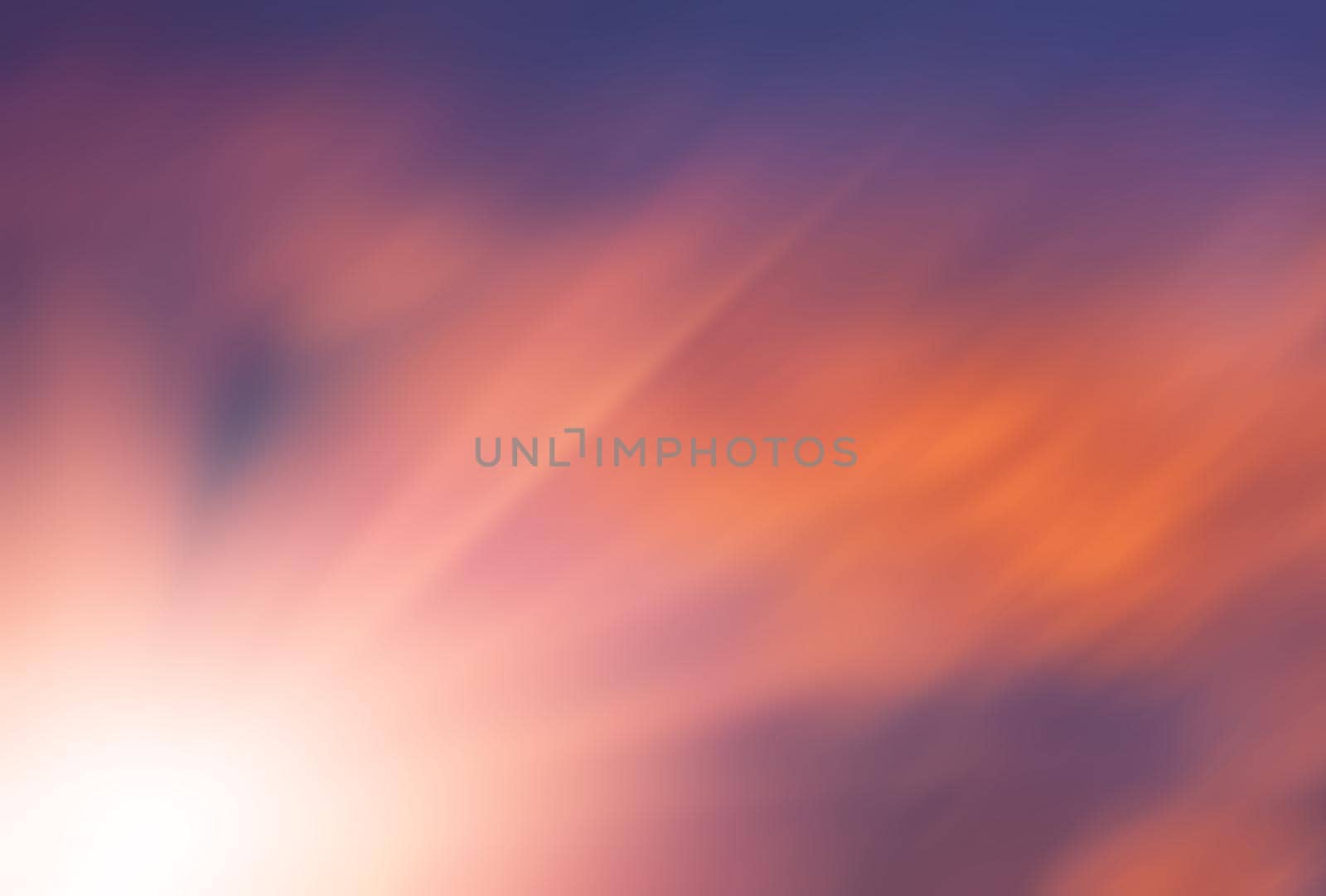 Dramatic red cloudscape area for background with sunrays 