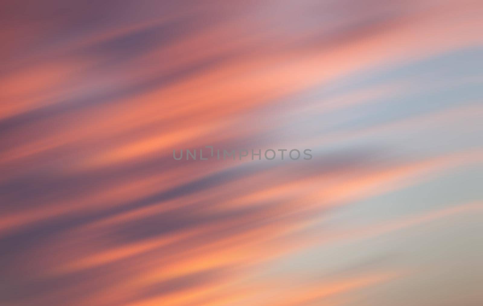 Abstract blurred sunset cloudy sky background